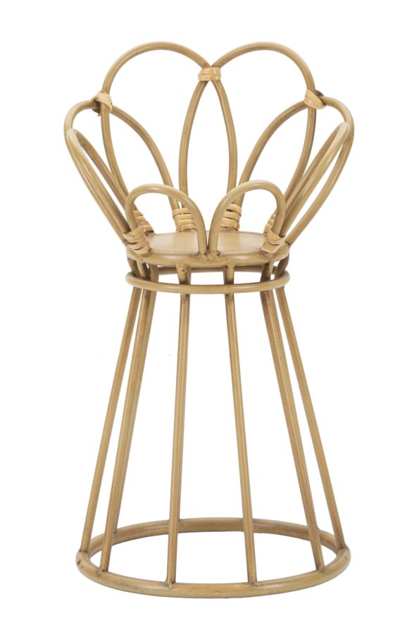 Portajarrón alto de ratán – Panama estilo torre