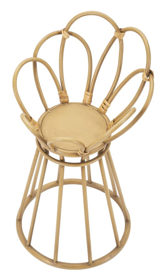 Portajarrón alto de ratán – Panama estilo torre