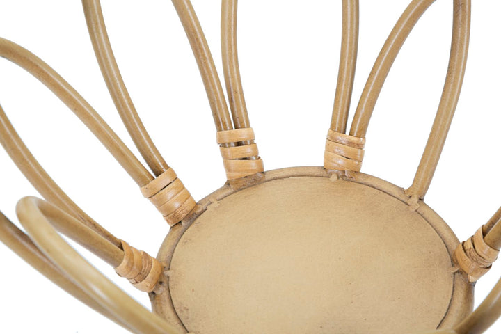 Portajarrón alto de ratán – Panama estilo torre