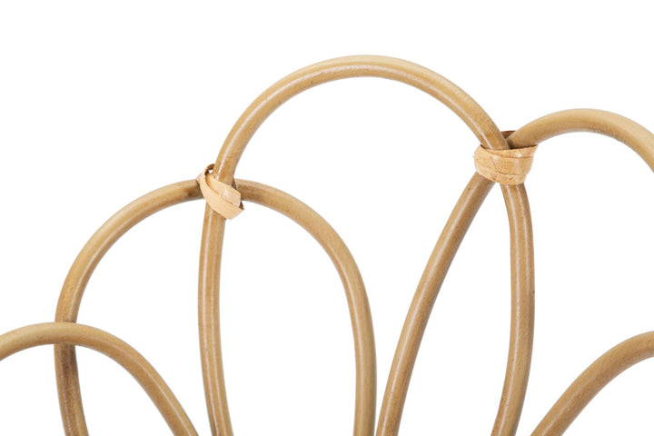 Portajarrón alto de ratán – Panama estilo torre