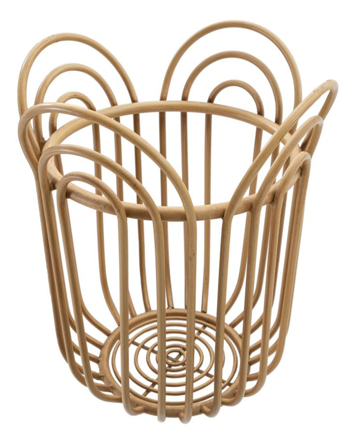 Portajarrón redondo de ratán – Panama cesta decorativa