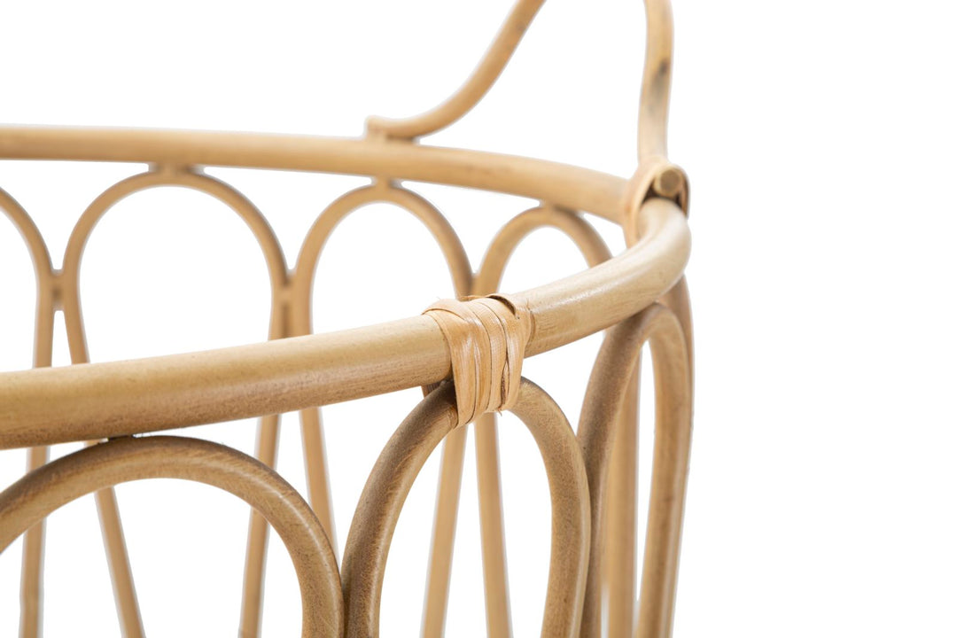 Cesta de almacenaje de ratán – Panama contenedor decorativo