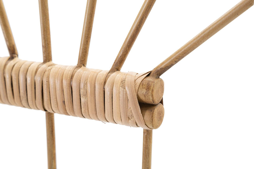 Perchero de pared con 3 ganchos – Panama organizador de ratán