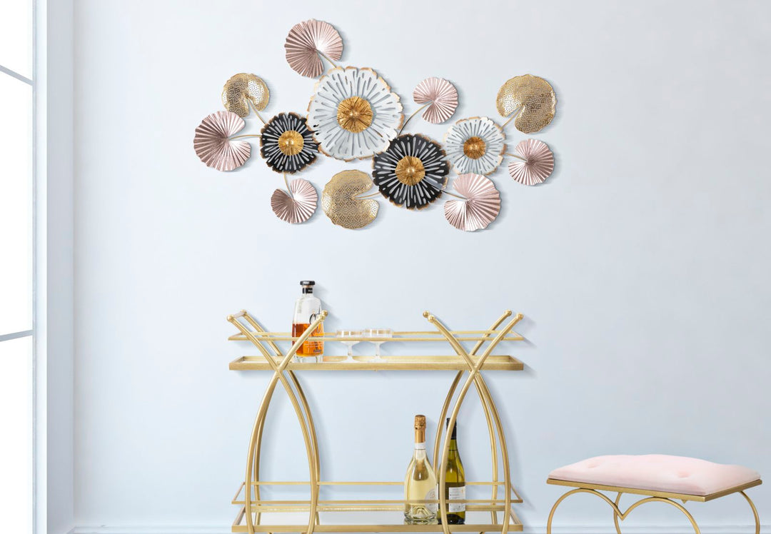 Lirio de agua de metal