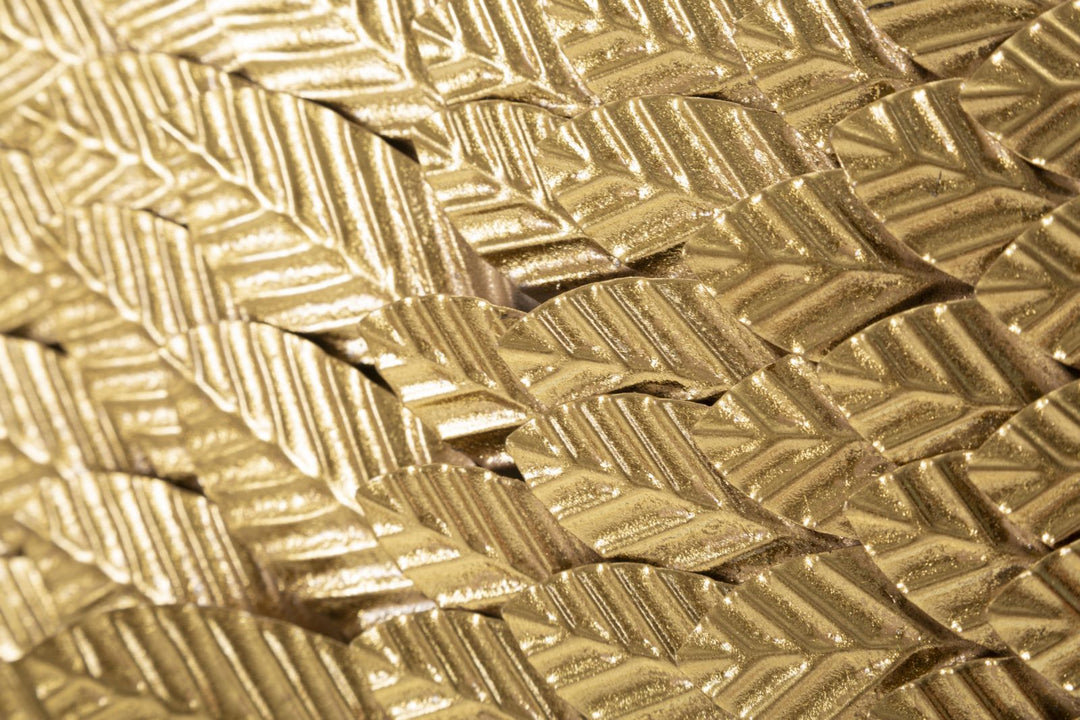 Decoración de Pared con Alas de Ángel en Metal Dorado