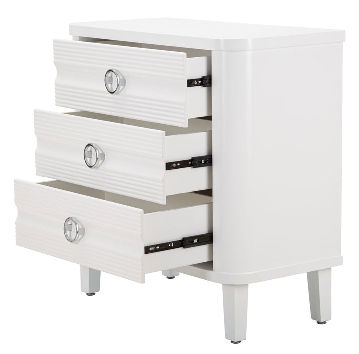 Cómoda de madera blanca con cajones – Shine almacenaje de dormitorio