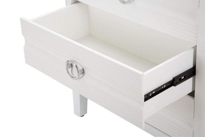 Cómoda de madera blanca con cajones – Shine almacenaje de dormitorio