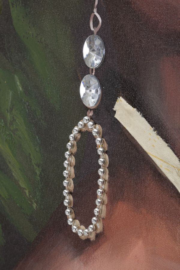 Mujer Africana en el Bosque Pintura Moderna