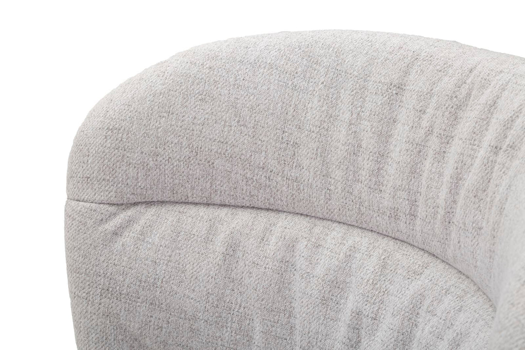 Par Silla Gris Estilo Años 70 con Patas Metal Negro