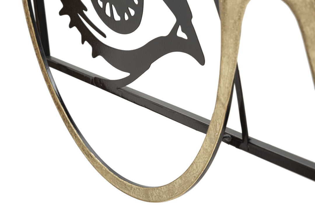 Decoración de pared Gafas de mujer de metal granulado