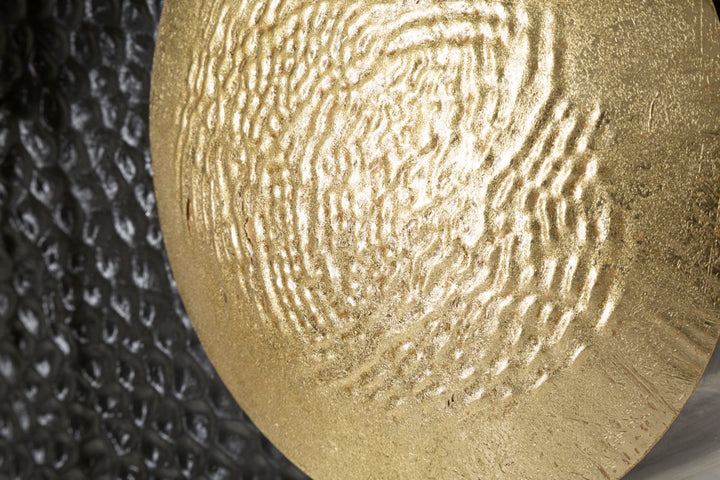 Decoración de pared de metal Círculos geométricos