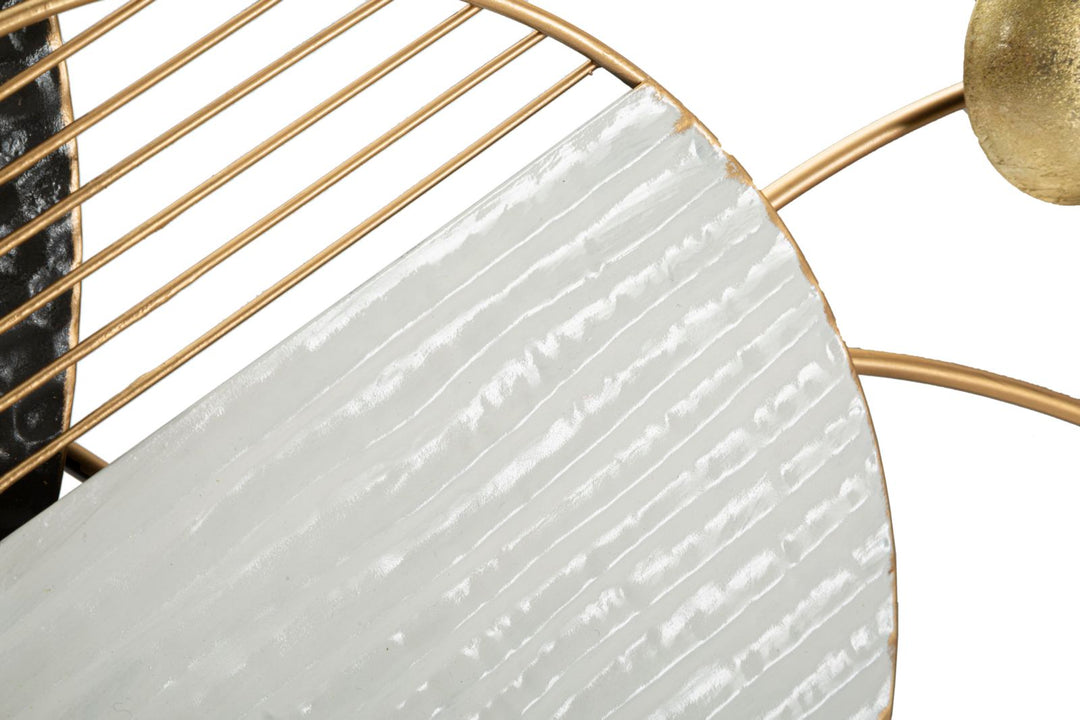 Decoración de pared de metal Círculos geométricos