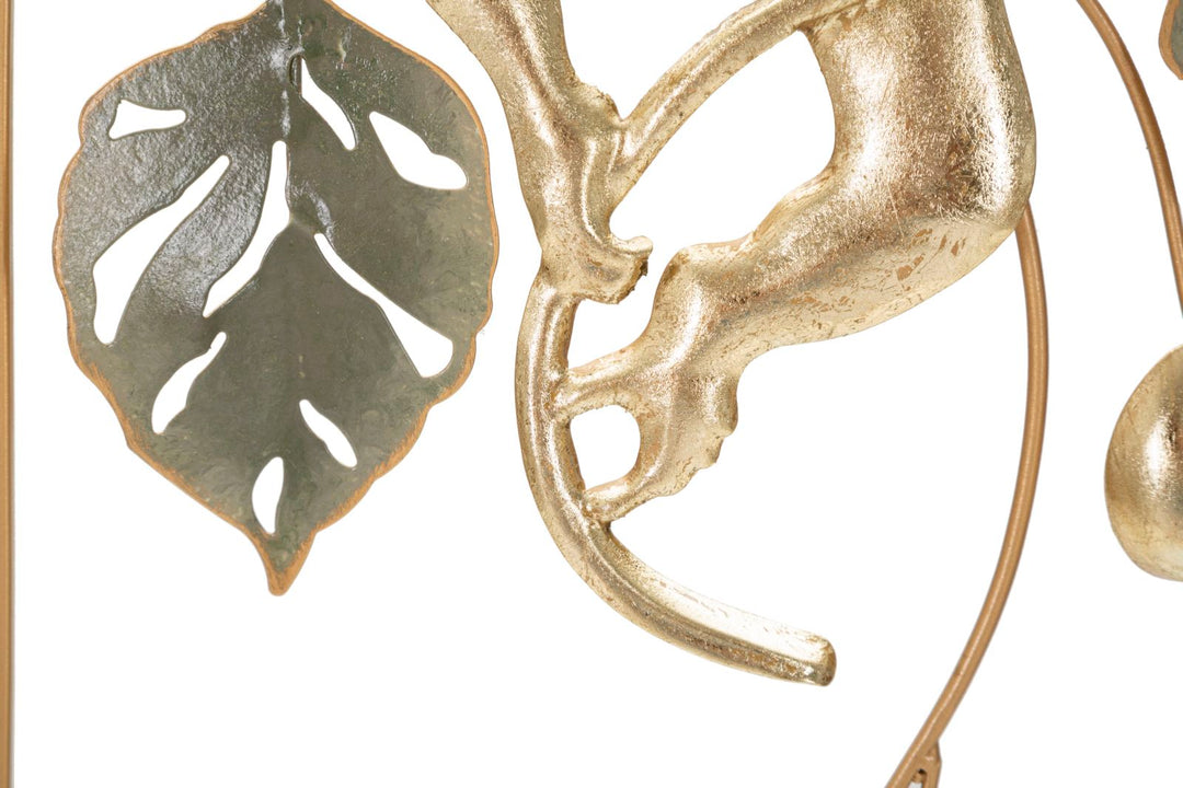 Decoración de pared de metal "Mono en el bosque