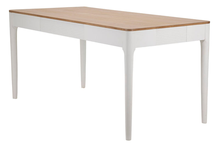 Mesa de comedor de madera blanca – Matera diseño moderno