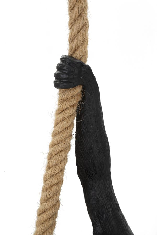 Lámpara de Techo Mono Oro y Negro