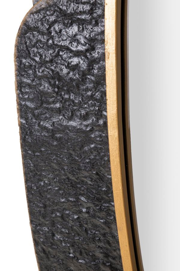 Abstracto Metal Geométrica Espejo de Pared