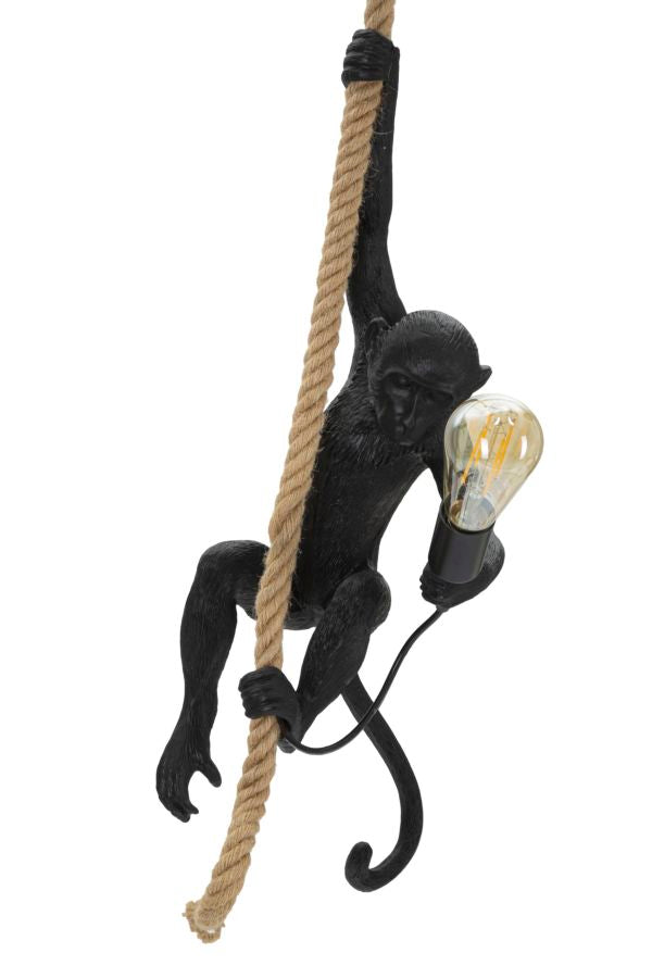 Lámpara de Techo Mono Oro y Negro