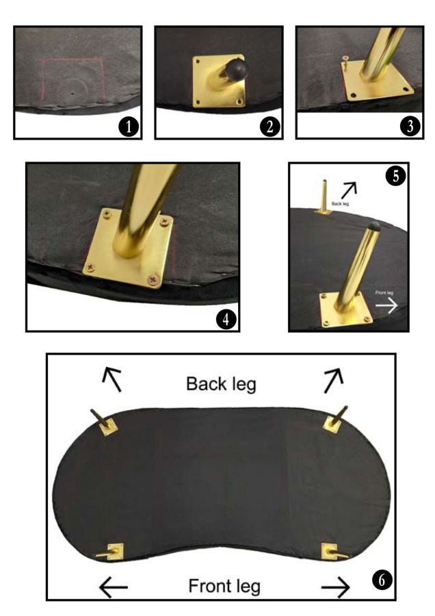 Sofá de tela negro de 3 plazas con cojines – Oslo moderno
