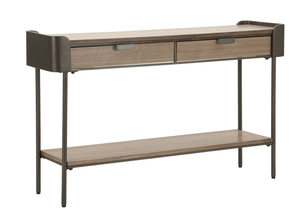 Mesa consola de madera con cajones – Toronto recibidor moderno