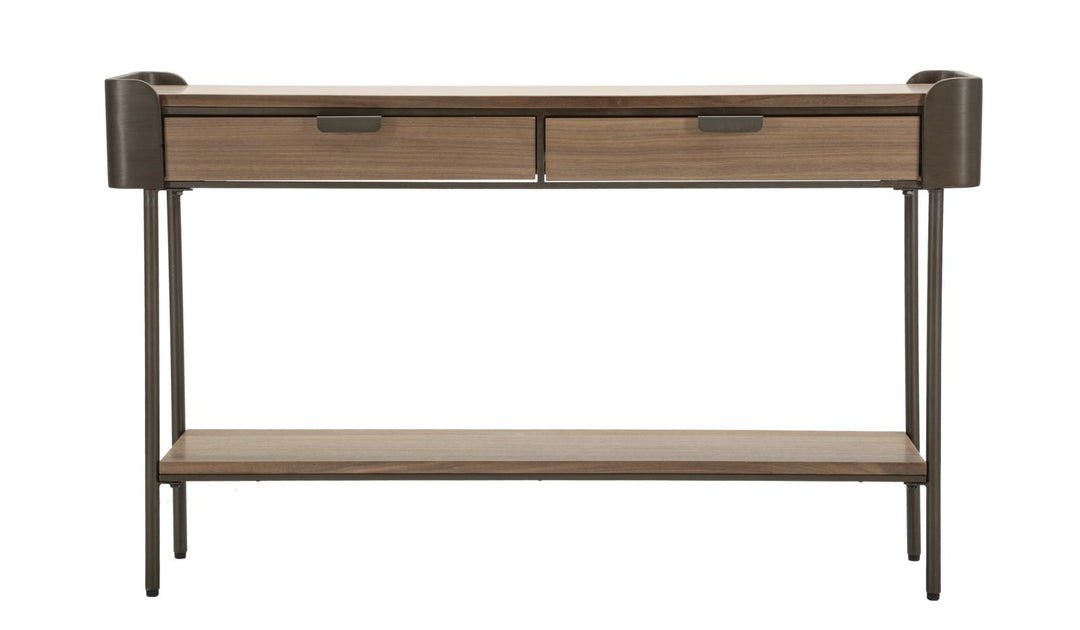 Mesa consola de madera con cajones – Toronto recibidor moderno