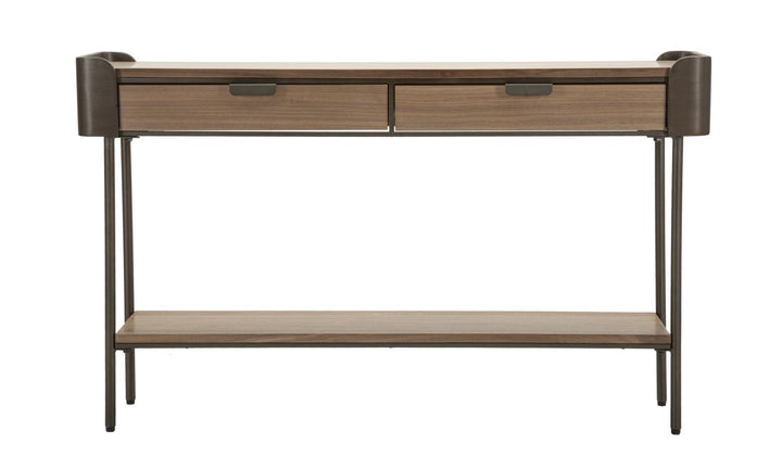 Mesa consola de madera con cajones – Toronto recibidor moderno