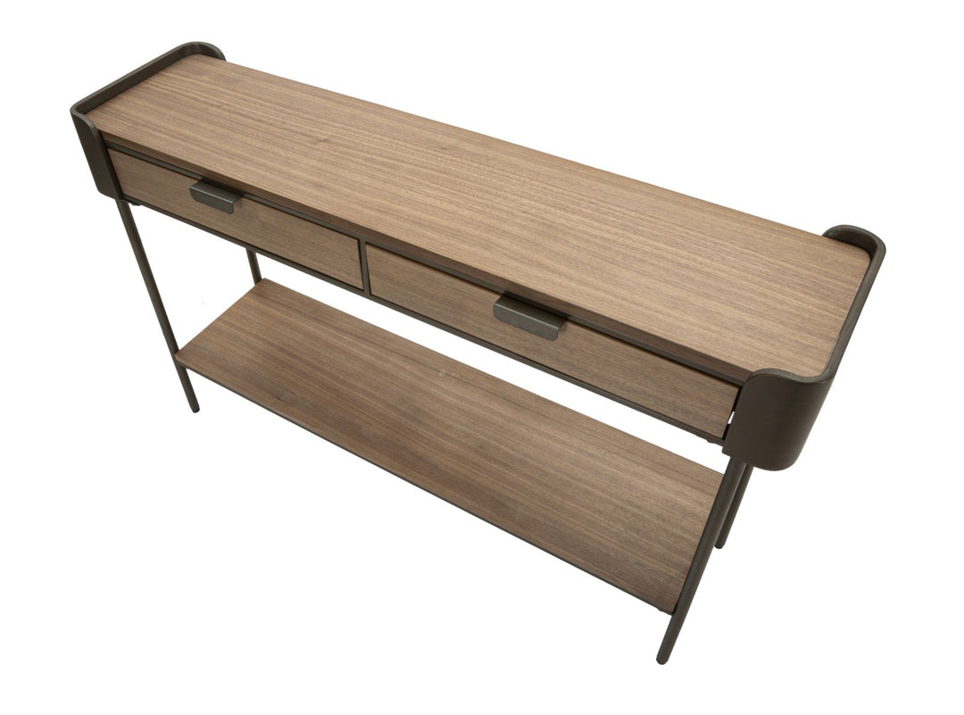 Mesa consola de madera con cajones – Toronto recibidor moderno