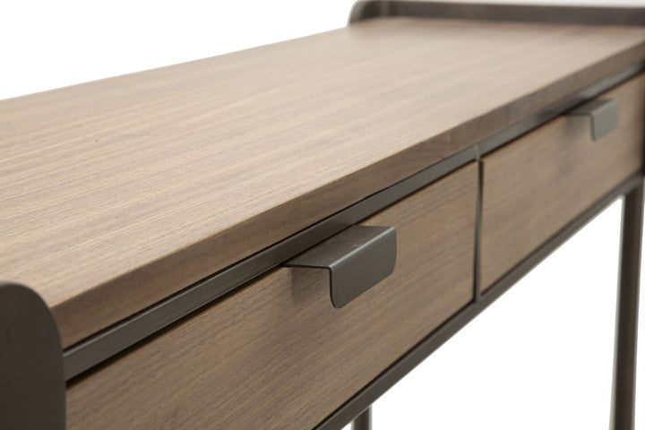 Mesa consola de madera con cajones – Toronto recibidor moderno