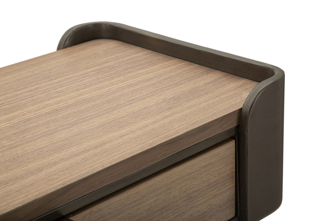 Mesa consola de madera con cajones – Toronto recibidor moderno