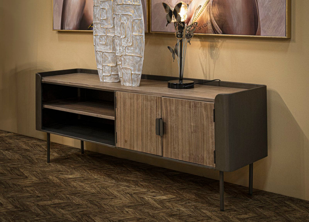 Mueble de TV de madera con almacenaje – Toronto mueble multimedia