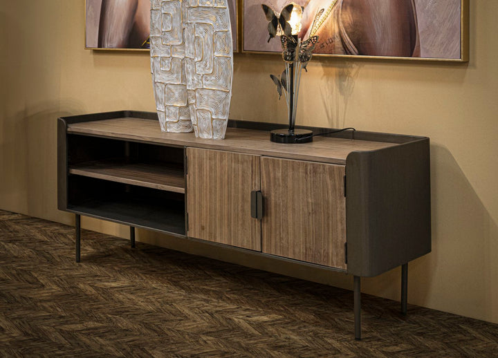 Mueble de TV de madera con almacenaje – Toronto mueble multimedia