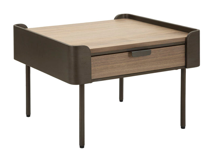 Mesa de centro de madera con cajones – Toronto salón moderno