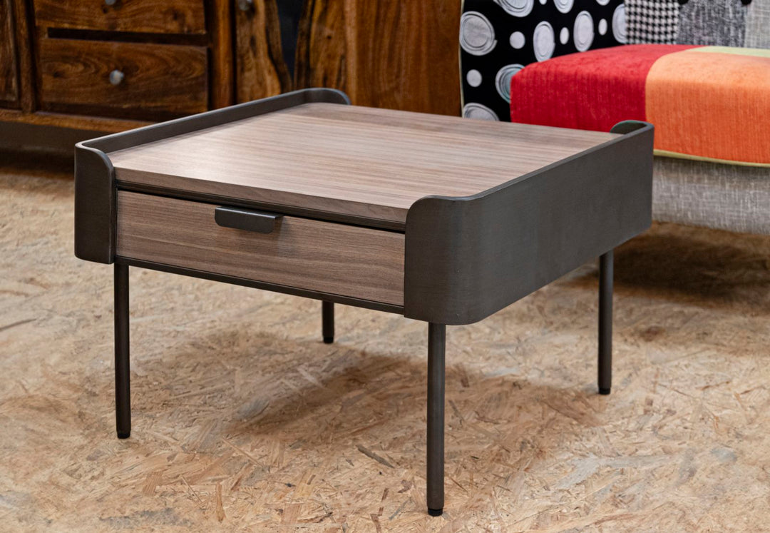 Mesa de centro de madera con cajones – Toronto salón moderno