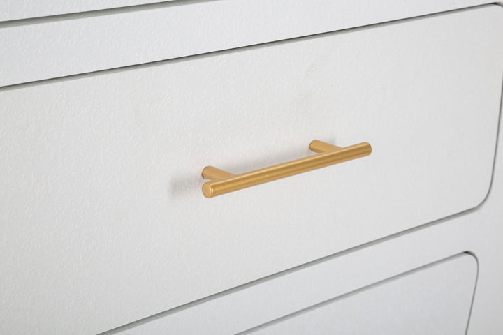 Armario blanco de 2 puertas con patas de madera – Venus mueble de almacenaje