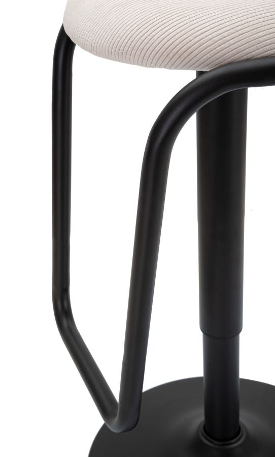 Taburete de bar blanco ajustable con elevación – Destiny diseño moderno