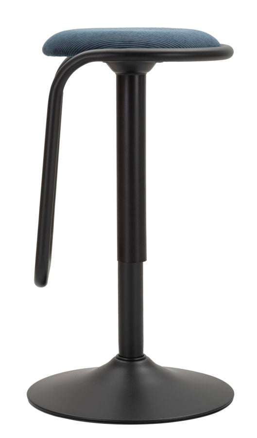 Taburete de bar azul marino ajustable con elevación – Destiny diseño moderno