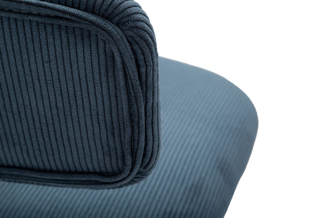 Taburete de bar azul marino ajustable con elevación – Light Collection