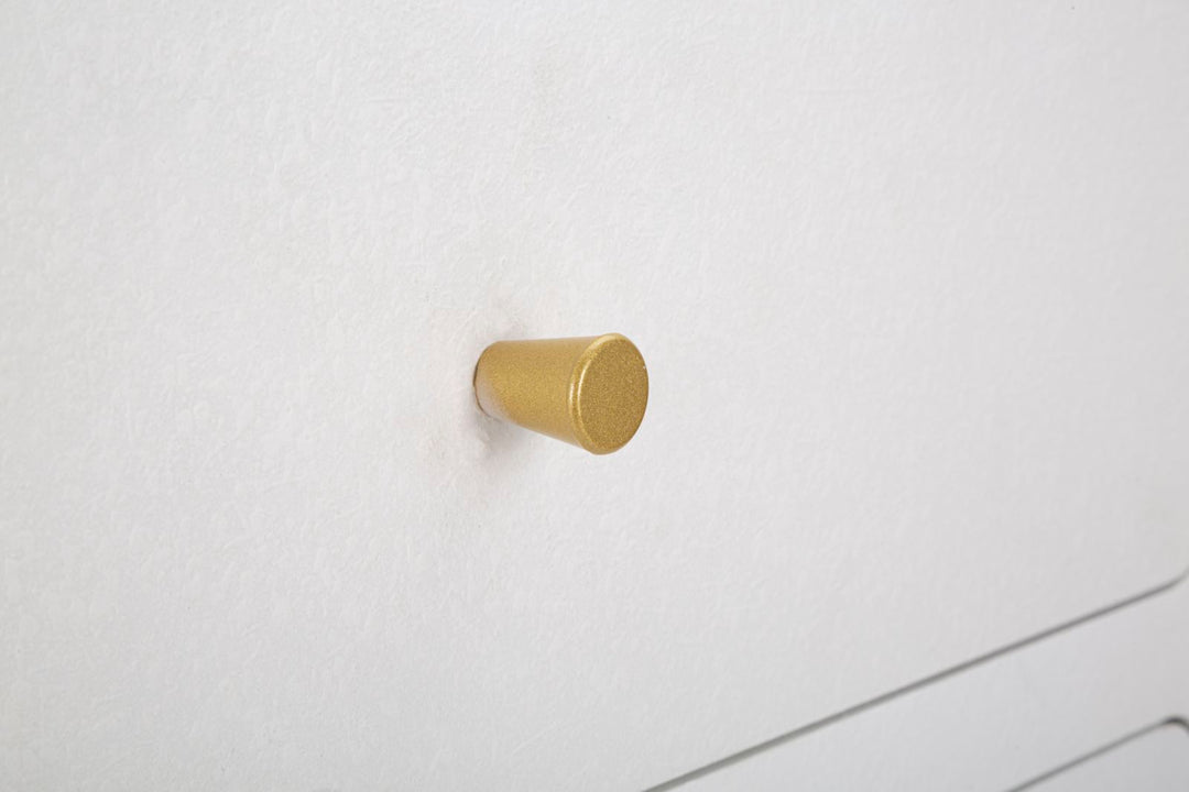 Mesita de noche alta blanca con cajón – Venus