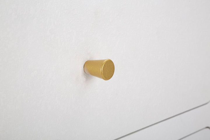 Mesita de noche alta blanca con cajón – Venus