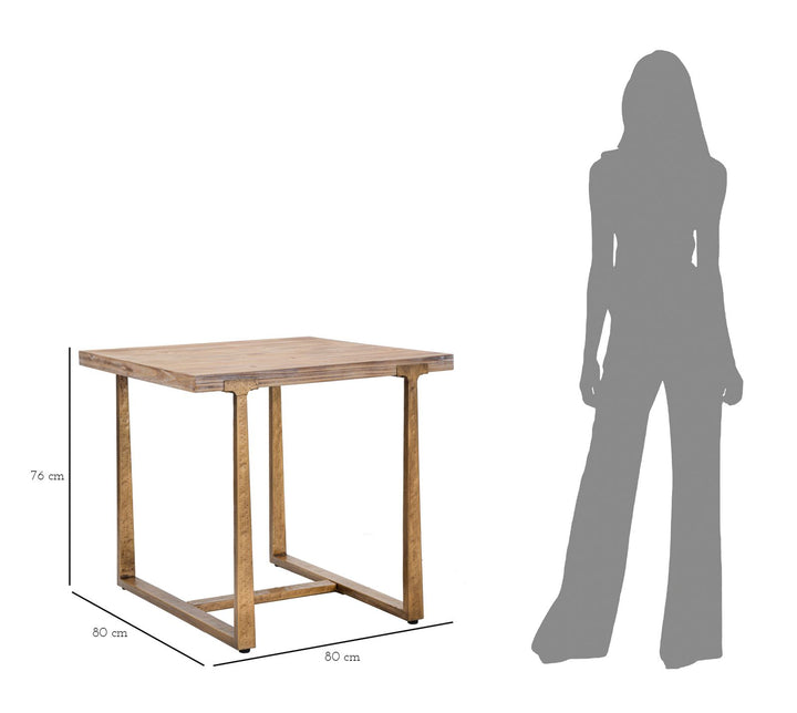 Mesa de comedor de madera – Ankara diseño rectangular moderno