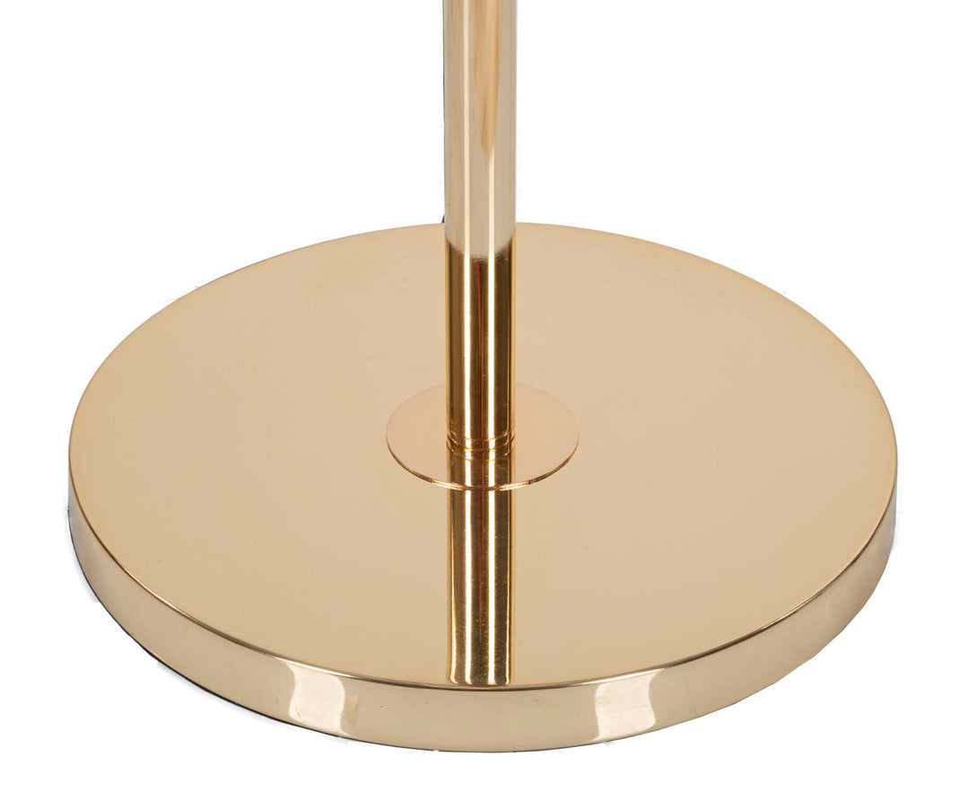 Lámpara de pie delgada blanca con pantalla de plumas – Feathers Collection