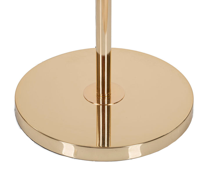 Lámpara de pie delgada blanca con pantalla de plumas – Feathers Collection