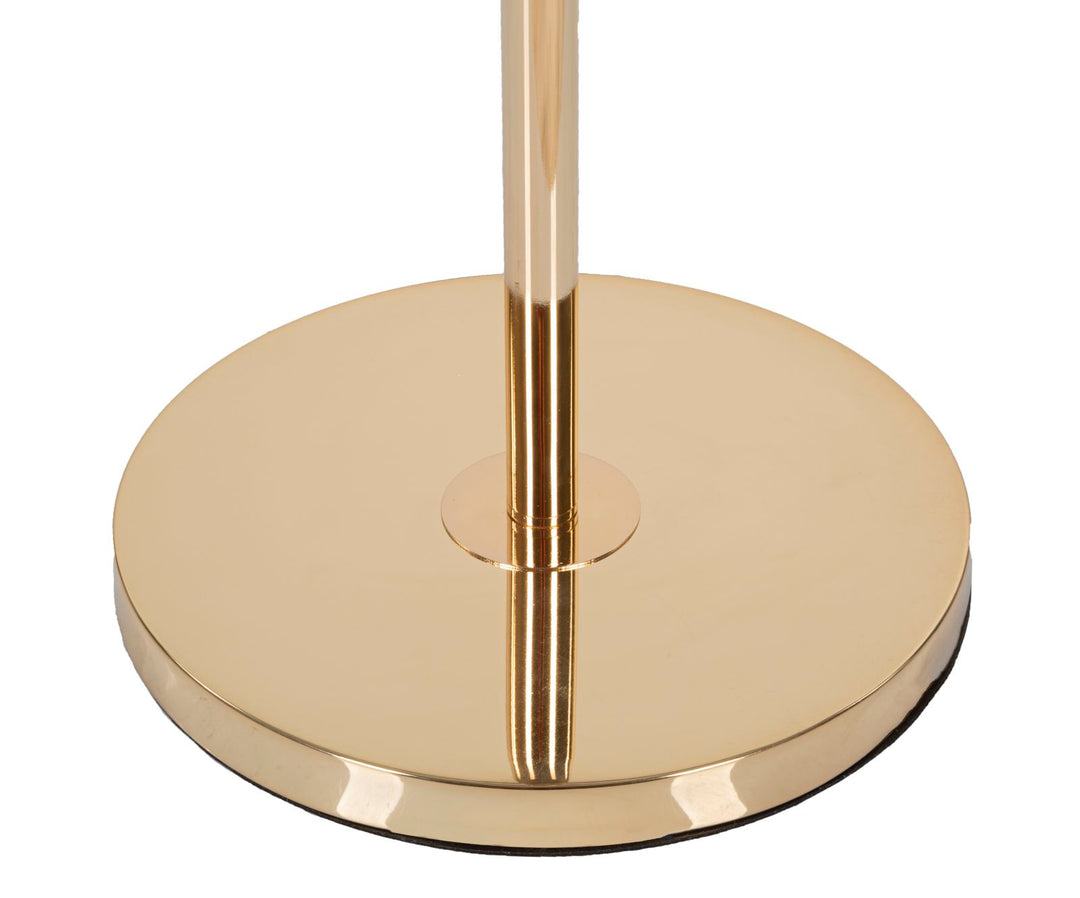 Lámpara de pie delgada gris con pantalla de plumas – Feathers Collection