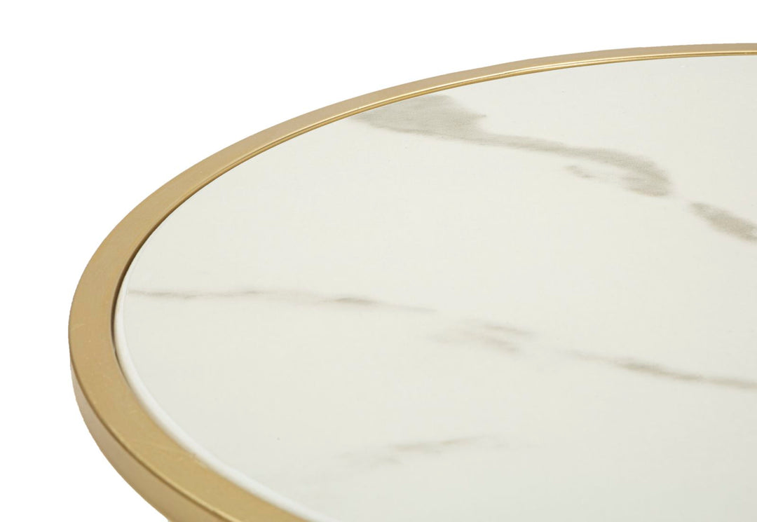 Mesita de noche blanca con cajón – Sharon