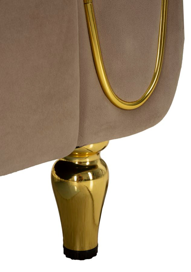 Sofá tapizado gris con cojines – Alma 2 plazas