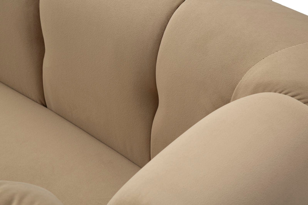 Sillón tapizado gris con cojín – Alma sillón de acento