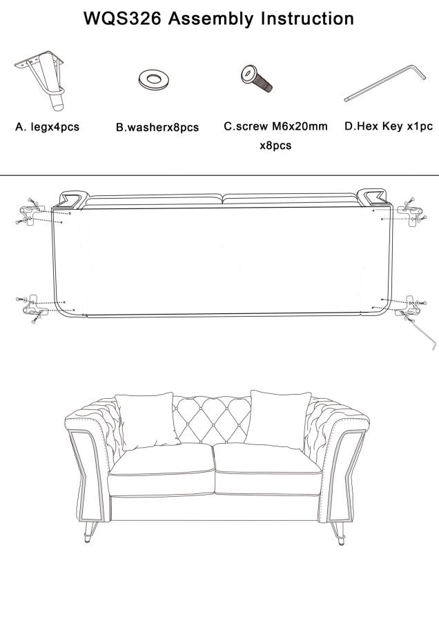 Sillón de terciopelo verde con cojín – Emy sillón de acento