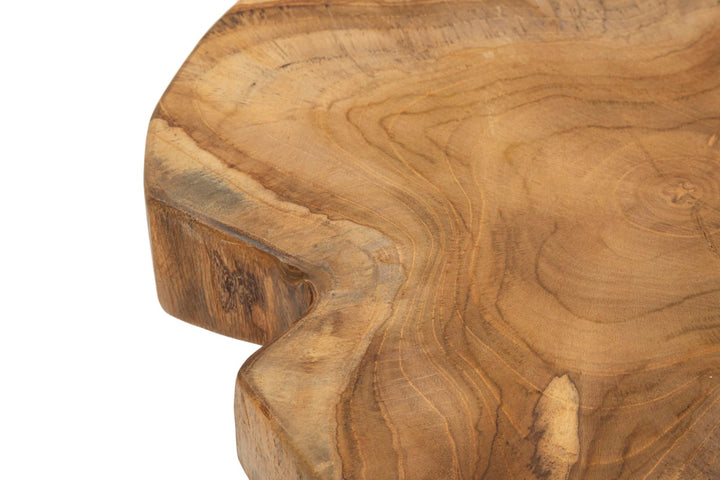 Taburete redondo de teca – Kursi asiento de acento