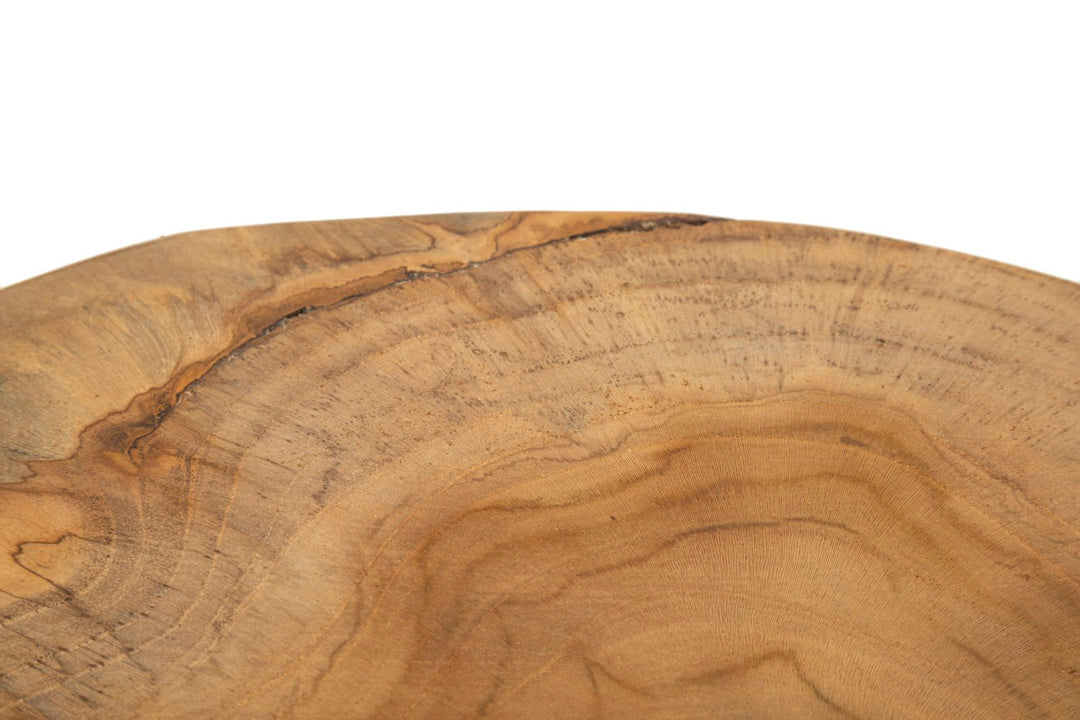 Taburete redondo de teca – Kursi asiento de acento