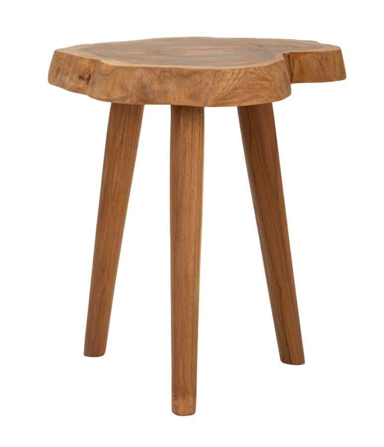 Taburete redondo de teca – Budut asiento de acento