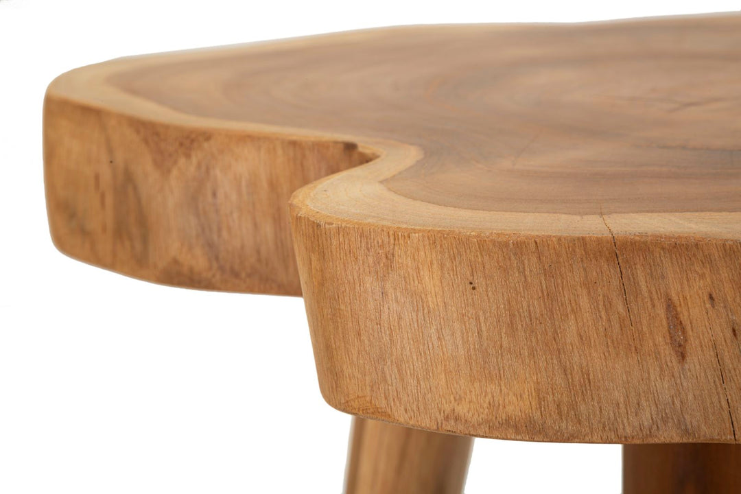 Taburete redondo de teca – Budut asiento de acento